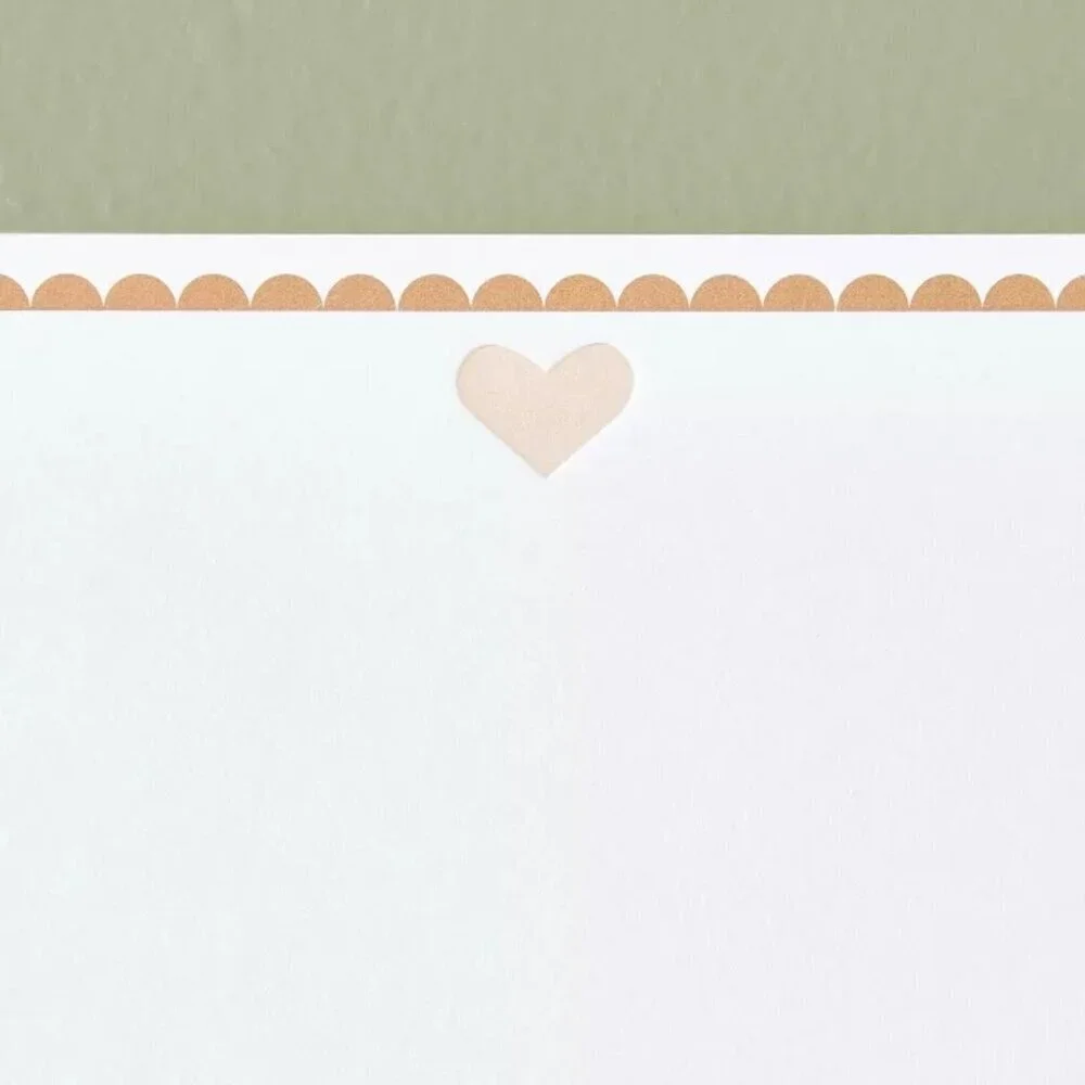 Hearth & Hand Magnolia 24ct‎ Valentine's Day Embossed Heart Blank Greeting Cards